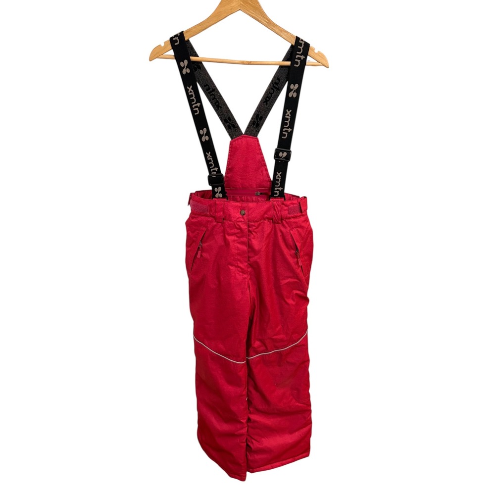 XMTN Girls Pink Snow Bibs Pants Size 14 Youth Winter Ski Snowboard Core